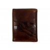 Kožená peněženka tmavě hnědá - kůň 107