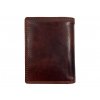 Kožená peněženka tmavě hnědá - motorka 105