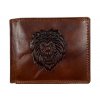 Kožená peněženka s motivem - lev 1023