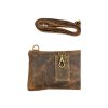 Malá kožená taška Hunters - hnědá 005B