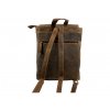 Dámský kožený batoh Hunters - hnědá 001