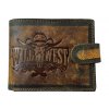 Kožená peněženka s motivem - Wild West 117