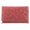 Dámská prostorná peněženka - červená 1211