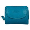 Dámská kožená peněženka Roberto - modrá 2499