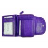 Dámská kožená peněženka Roberto - fialová 2499