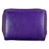Dámská kožená peněženka Roberto - fialová 2499