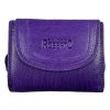 Dámská kožená peněženka Roberto - fialová 2499