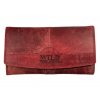 Dámská kožená peněženka Wild - červená 3018