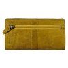Dámská kožená peněženka Wild - žlutá 3018