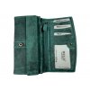 Dámská kožená peněženka Wild - zelená 3018