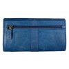 Dámská kožená peněženka Wild - modrá 3018