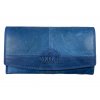 Dámská kožená peněženka Wild - modrá 3018