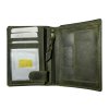 Kožená peněženka - zelená 673
