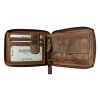 Kožená peněženka Roberto - hnědá 676