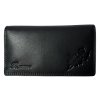 Dámská kožená peněženka - černá 689