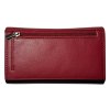 Dámská kožená peněženka - červená 689
