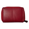 Dámská kožená peněženka - červená 205