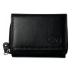 Dámská kožená peněženka - černá 205