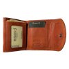 Malá kožená peněženka Roberto - oranžová OMA-6