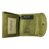 Malá kožená peněženka Roberto -  světle zelená OMA-6
