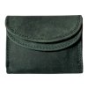 Malá kožená peněženka Roberto -  tmavě zelená OMA-6