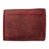 Malá kožená peněženka Roberto -  červená OMA-6