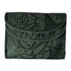 Malá kožená peněženka Roberto - tmavě zelená OMA-8