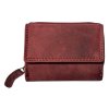 Malá kožená peněženka Roberto -  červená OMA-9
