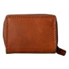 Malá kožená peněženka Roberto - oranžová OMA-9