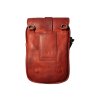 Kožená taška Pedro - červená PD-70