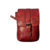 Kožená taška Pedro - červená PD-70