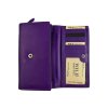 Dámská kožená peněženka Wild - fialová 2016