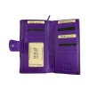Dámská kožená peněženka Wild - fialová 2016