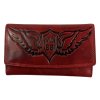 Kožená peněženka Wild - červená SR15977