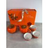 Oranžový čajový set 188