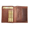 Kožená peněženka Wild West - hnědá 152