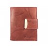 Kožená peněženka - červená 462