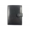 Kožená peněženka - černá LF-01