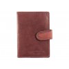 Kožená dokladovka - hnědá 2207