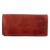 Dámská kožená peněženka - červená 3209