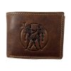 Kožená peněženka zvěrokruh - blíženci 01