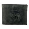 Kožená peněženka Hunters - černá 3245