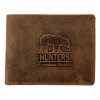 Kožená peněženka Hunters - hnědá 3245/2