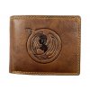 Kožená peněženka zvěrokruh - panna 02