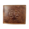 Kožená peněženka zvěrokruh - váhy 02