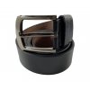 Kožený opasek - černá 3368