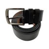 Kožený opasek - černá 3374