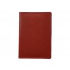 Kožená dokladovka - červená 3551