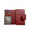 Dámská kožená peněženka 3791 (Barva tmavě červená)