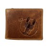Kožená peněženka zvěrokruh - rak 02